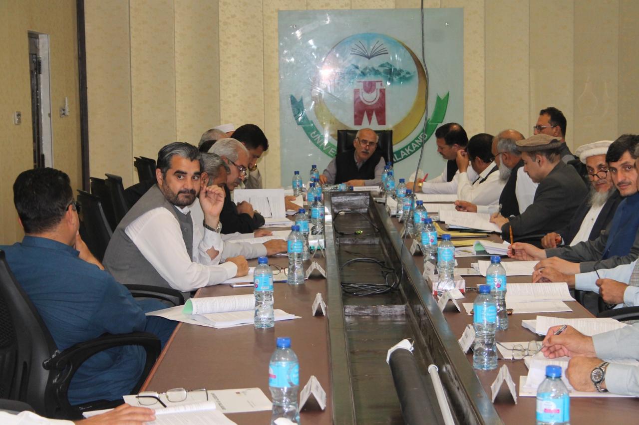 Meeting Of Academic Council Held In The Committee Room University Of Malakand.